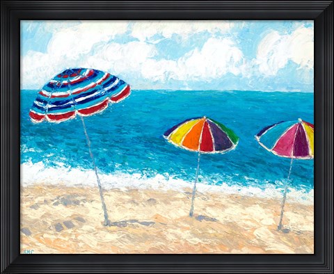 Framed At The Shore I Print