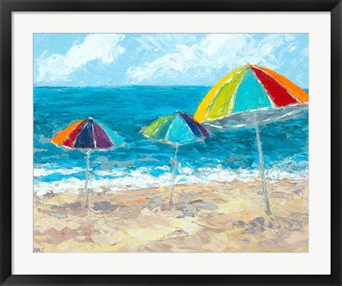 Framed At The Shore II Print