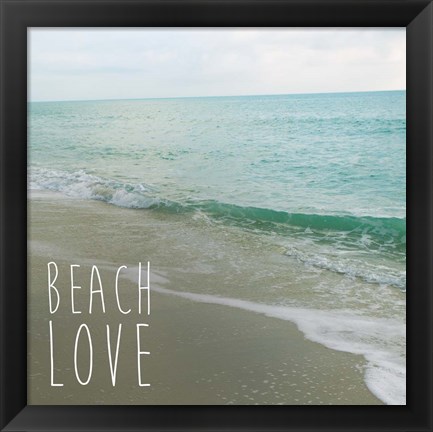 Framed Beach Love Print