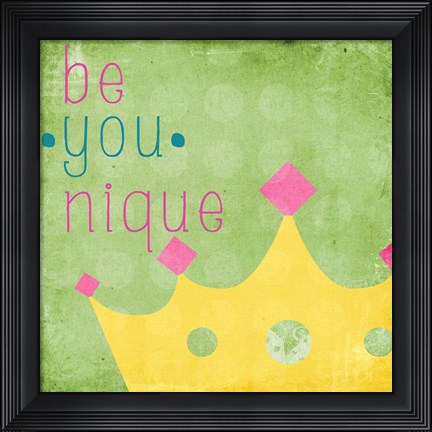 Framed Be You Crown II Print