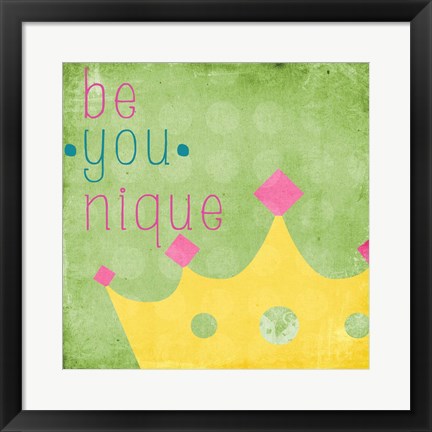 Framed Be You Crown II Print