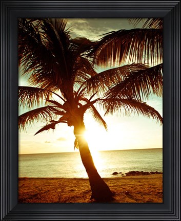 Framed Bimini Sunset I Print