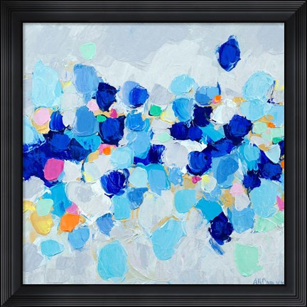 Framed Amoebic Party I Print