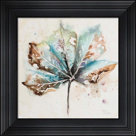 Framed Global Leaves I Print