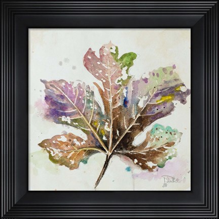 Framed Global Leaves IV Print