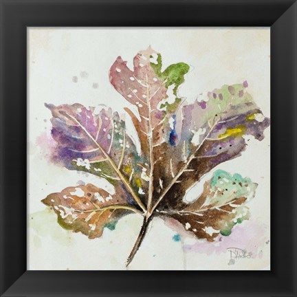 Framed Global Leaves IV Print