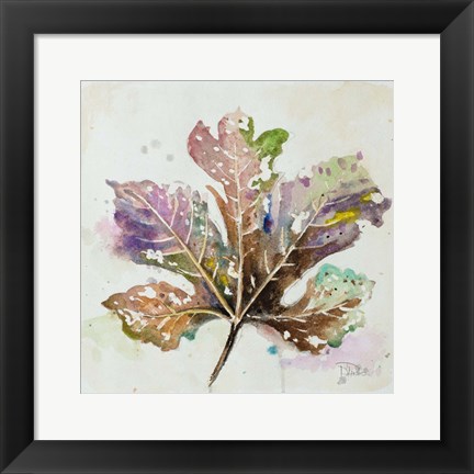 Framed Global Leaves IV Print