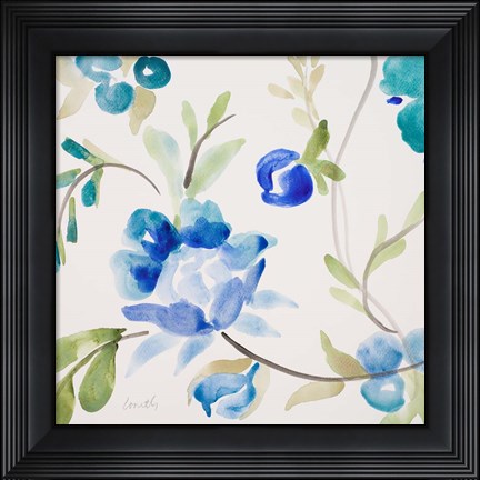 Framed French Floral Print