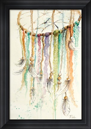 Framed Dream Catcher II Print
