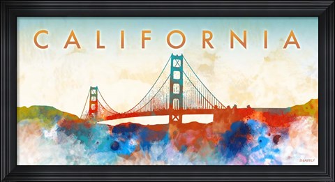 Framed California Gate Print