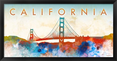 Framed California Gate Print