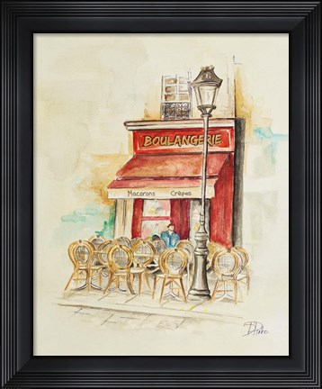 Framed Cafe Du Paris I Print