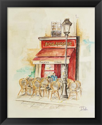 Framed Cafe Du Paris I Print