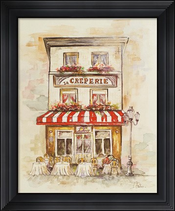 Framed Cafe Du Paris II Print