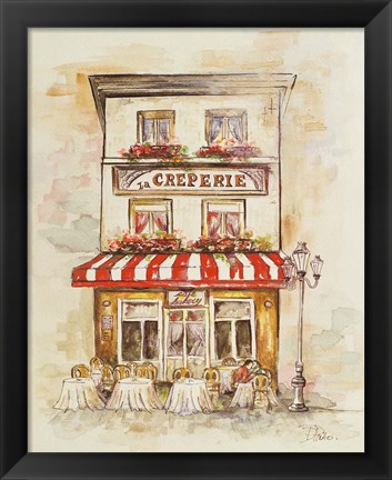 Framed Cafe Du Paris II Print