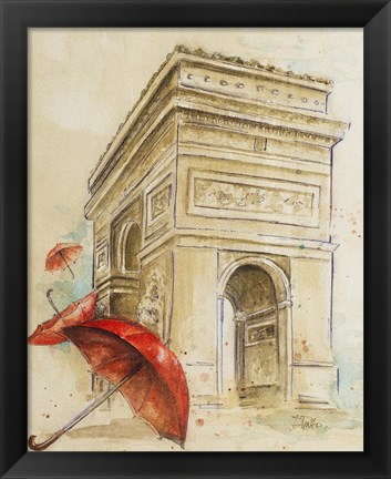 Framed Arc Du Triomphe Print