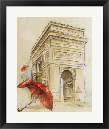 Framed Arc Du Triomphe Print