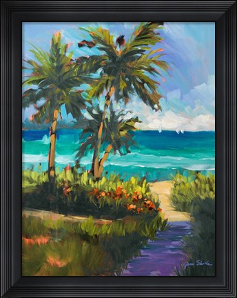 Framed Caribbean View II Print