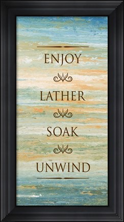 Framed Bath Sunset I Print