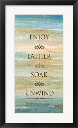 Framed Bath Sunset I Print