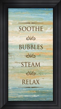 Framed Bath Sunset II Print