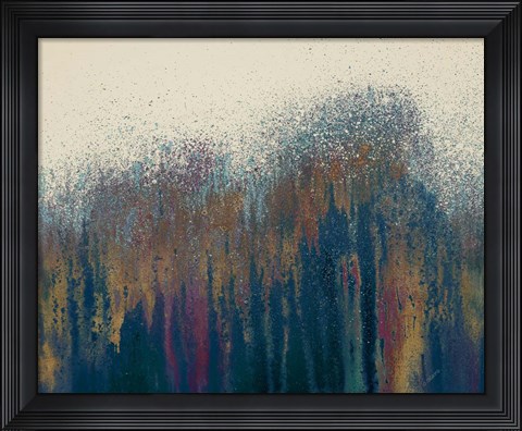 Framed Golden Dusk Woods Print