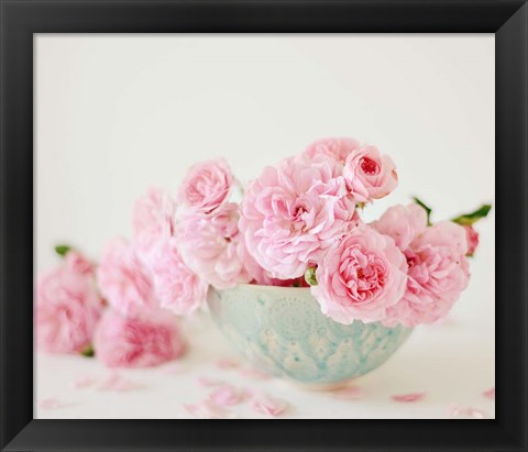 Framed Petals and Porcelain Print