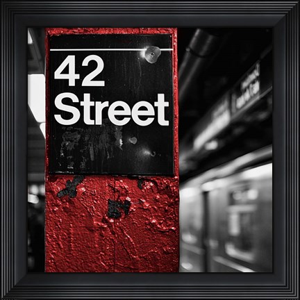Framed 42nd St. Square Print
