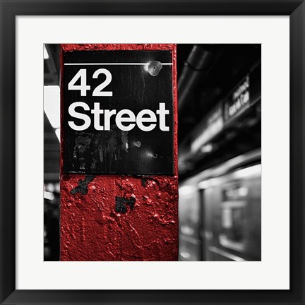 Framed 42nd St. Square Print