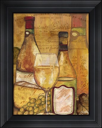 Framed Good Vintage on Gold II Print