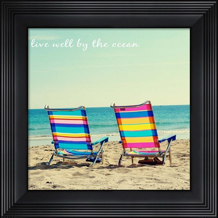 Framed By the Ocean Print