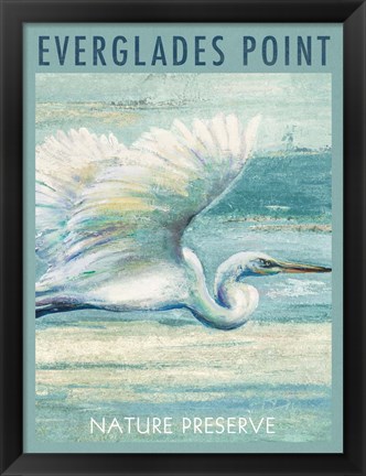 Framed Everglades Poster I Print