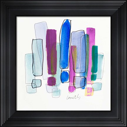 Framed Exclamation II Print