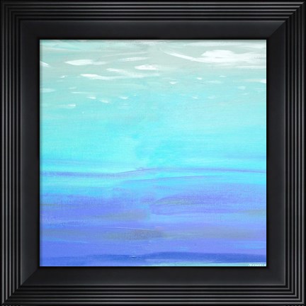 Framed Aquatic Abstract Print