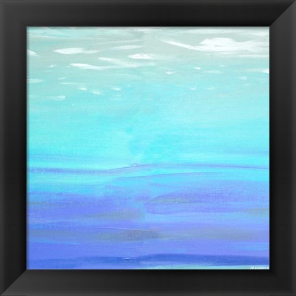 Framed Aquatic Abstract Print
