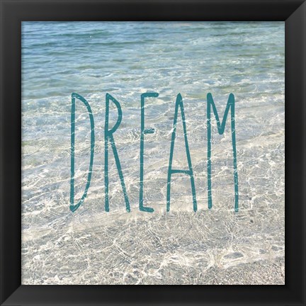 Framed Dream In The Ocean Print