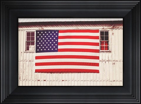 Framed American Barn Print