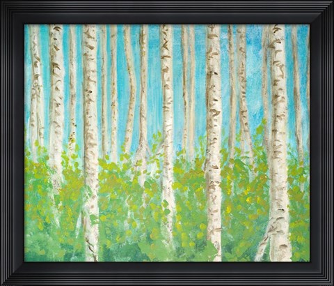 Framed Vibrant Birchwood Print
