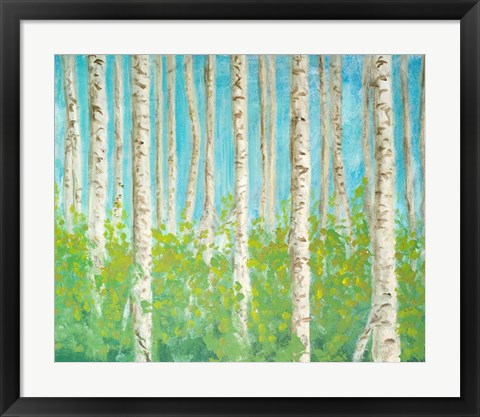 Framed Vibrant Birchwood Print