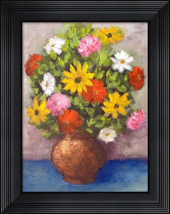 Framed Vase of Beauty II Print