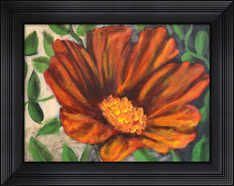Framed Simple Garden II Print