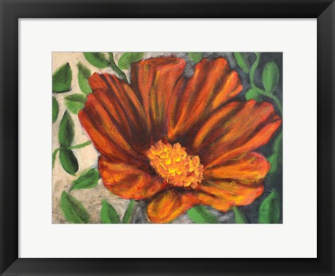 Framed Simple Garden II Print