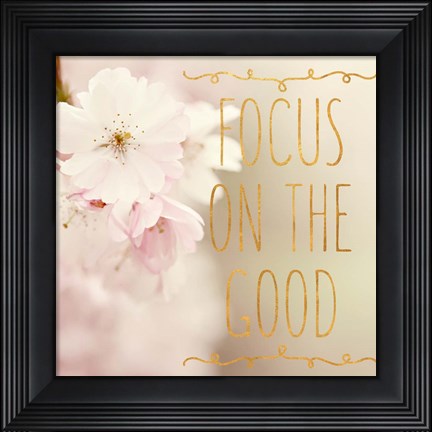 Framed Focus on the Good Print