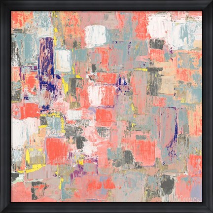Framed Coral Coterie Print