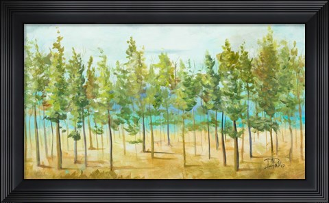 Framed Bosque Verde Print