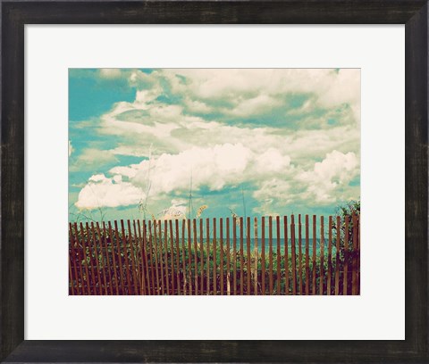 Framed Beyond The Fence Print