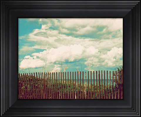 Framed Beyond The Fence Print