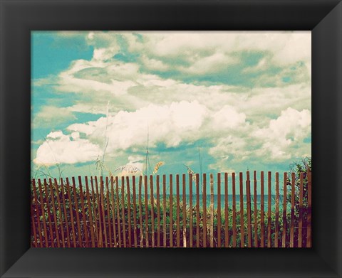 Framed Beyond The Fence Print