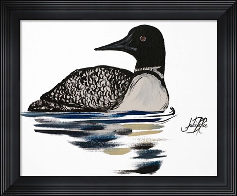 Framed Day Beside The Lake II Print