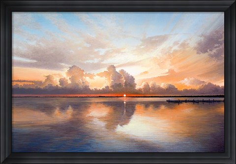 Framed Sunset Sunrise Print